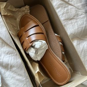 Madewell Brown Slides